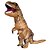 billige Halloweenkostymer til kvinner og herrer-Dinosaur T-Rex Cosplay Kostumer Halloween Utstyr Maskerade Herre Dame Film-Cosplay Rød / Blå / Grønn Jul Halloween Karneval polyester