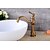 זול ברזים לחדר האמבטיה-ברז הגדר - FaucetSet נחושת עתיקה סט מרכזי חור ידית אחת אחתBath Taps