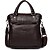 cheap Briefcases-Men&#039;s Bags Cowhide Briefcase Zipper Black / Dark Brown