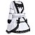 Χαμηλού Κόστους Lolita Φορέματα-Classic Lolita Lolita φόρεμα διακοπών Φορέματα Γυναικεία Κοριτσίστικα Βαμβάκι Ιαπωνικά Κοστούμια Cosplay Λευκό Δαντέλα Μακρυμάνικο Κοντό Μήκος / Κλασσική / Παραδοσιακή Lolita