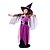 voordelige Kinderkostuums voor Halloween-Heks Cosplay Kostuums Hallloween figuren Feestkostuum Gemaskerd Bal Kinderen Kerstmis Halloween Carnaval Festival / Feestdagen Polyesteri Paars Carnaval Kostuums / Kleding / Kleding