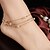 cheap Body Jewelry-Anklet Unique Design Fashion European Women&#039;s Body Jewelry For Party Casual Pearl Imitation Pearl Alloy Golden
