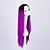 Недорогие Парики к костюмам-Парики из искусственных волос Маскарадные парики Прямой Прямой силуэт Парик Длинные Фиолетовый Искусственные волосы Жен. Фиолетовый