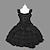 levne Šaty Lolita-Princeznovské Gotická Lolita Punk šaty na dovolenou Šaty Svetrová sukně Plesové šaty Dámské Dívčí Bavlna japonština Cosplay kostýmy Větší velikosti Na zakázku Černá / Růžová Plesové šaty Retro Košíček