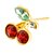 cheap Earrings-Women&#039;s Stud Earrings Crystal Cute Style Alloy Cherry Fruit Jewelry Daily