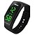 preiswerte Sportuhr-SKMEI Herren Armbanduhr Digitaluhr LED digital Caucho Band Schwarz Blau Rot Rose