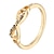 cheap Rings-Women&#039;s Band Ring Gold Silver Imitation Diamond Alloy Infinity Luxury Party Casual Costume Jewelry