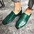 cheap Men&#039;s Slip-ons &amp; Loafers-Men&#039;s Loafers &amp; Slip-Ons Comfort Spring Summer PU Casual Flat Heel Black Green Flat