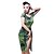 cheap Latin Dancewear-Latin Dance Dresses Women&#039;s Ice Silk Pattern / Print Short sleeves Natural Dress