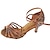 זול נעליים לטיניות-בגדי ריקוד נשים נעליים לטיניות בבית סנדלי קריסטל סנדלים ריינסטון אבזם שחור שקד זהב