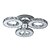 cheap Ceiling Lights-1-Light 50 cm Crystal Flush Mount Lights Metal Electroplated Modern Contemporary 90-240V