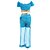 cheap Movie &amp; TV Theme Costumes-Princess Fairytale Aladdin Cosplay Costume Party Costume Women&#039;s Sequins Christmas Carnival Festival / Holiday Tulle Polyester Blue Carnival Costumes Solid Colored
