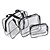 olcso Utazó bőröndök-3 darab Utazásszervező Szállítóládák és kozmetikai táskák Nagy kapacitás Vízálló Porbiztos Mekano PVC Vízálló anyag Kompatibilitás Körömeltávolító Kézkrém Kézápoló / Tartós