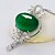 abordables Collier-Pendentif Femme Emeraude synthétique Émeraude Style Simple Mode euroaméricains Vert foncé Colliers Tendance Bijoux pour Mariage Soirée Anniversaire Fête / Soirée