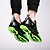 baratos Ténis para Homem-Homens Tênis Sapatos de camurça Sapatas de novidade Atlético Casual Corrida Camurça Tule Preto / Vermelho Preto Preto / verde Primavera Verão