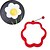 abordables Utensilios para huevos-Flor en forma de silicona huevo revuelto molde anillo desayuno tortilla molde