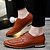 baratos Sapatos Oxford para Homem-Homens Sapatos formais Couro Ecológico Primavera / Outono Oxfords Preto / Amarelo