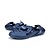 halpa Miesten sandaalit-Miehet kengät PU Kesä Valopohjat Sandaalit Käyttötarkoitus Kausaliteetti Musta Harmaa Sininen