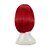 baratos Peruca para Fantasia-peruca sintética peruca cosplay encaracolada peruca encaracolada cabelo sintético vermelho comprimento médio cabelo vermelho feminino alegria