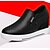 abordables Zapatillas de mujer-Mujer Zapatos Cuero de Cerdo Primavera Confort Bailarinas para Casual Blanco Negro