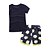 abordables Ensembles pour filles-Ensemble de Vêtements Fille Bébé Manches Courtes Bleu Roi Géométrique Mode 100% Coton Floral Normal / Eté