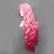 preiswerte Trendige synthetische Perücken-Synthetische Perücken Wellen Wellen Perücke Rosa Sehr lang Rosa + Red Synthetische Haare Damen Gefärbte Haarspitzen (Ombré Hair) Rosa hairjoy