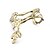 cheap Earrings-Women&#039;s Ear Cuff Leaf Earrings Jewelry Bronze / Silver For Daily Casual
