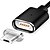 levne Kabely a nabíječky-Micro USB 2.0 Kabel &lt;1m / 3ft Pletený / Magnetické Adaptér kabelu USB Pro Samsung / Huawei / LG