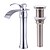 baratos Conjuntos de Torneiras-Faucet Set - Cascata Cromado Conjunto Central Monocomando e Uma AberturaBath Taps