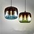 cheap Island Lights-1-Light 24 cm LED Pendant Light Metal Glass Drum Painted Finishes Modern Contemporary 110-120V / 220-240V
