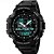 preiswerte Smartwatch-Smartwatch YYSKMEI1164 für Wasserdicht / Multifunktion Stoppuhr / Wecker / Chronograph / Kalender / Drei-Zeit-Zonen