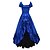 economico Costumi storici e vintage-Maria Antonietta vestito da vacanza Abito da ballo Giapponese Costumi Cosplay Blu