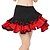 cheap Latin Dancewear-Latin Dance Women&#039;s Cascading Ruffle Dropped Skirts