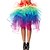 billige Halloweenkostymer til kvinner og herrer-Cosplay Cosplay Kostumer Party-kostyme Voksne Dame Sexy Uniformer Jul Halloween Karneval Festival / høytid polyester Regnbue Dame Karneval Kostumer Regnbue