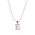 cheap Necklaces-Pendant Necklace For Men&#039;s Women&#039;s AAA Cubic Zirconia Party Birthday Casual Rose Gold Zircon Copper Alphabet Shape