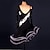 זול הלבשה לריקודים לטיניים-ריקוד סלסה שמלת ריקוד לטיני קריסטלים / אבני חן ביצועי אימון לנשים שרוול ארוך ספנדקס אורגנזה