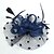 cheap Fascinators-Flax / Net Fascinators / Hats / Birdcage Veils with 1 Wedding / Special Occasion / Horse Race Headpiece