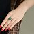 olcso Divatos gyűrű-Női Gyűrű Szintetikus smaragd Zöld Smaragd / Ötvözet Ovális Egyedi / Vintage / Divat Esküvő / Évforduló / Születésnap Jelmez ékszerek