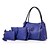 preiswerte Taschensets-Damen Taschen PU Bag Set 3 Stück Geldbörse Set Reißverschluss für Normal Weiß / Schwarz / Blau / Gold / Beutel Sets