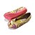 お買い得  レディースフラットシューズ-女性用 靴 繊維 春 夏 コンフォートシューズ フラット フラットヒール ラウンドトウ ビーズ のために ベージュ レッド