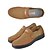 baratos Sapatilhas e Mocassins para Homem-Homens Tule Primavera / Verão Conforto Mocassins e Slip-Ons Caminhada Cinzento / Marron