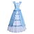 cheap Historical &amp; Vintage Costumes-Rococo Victorian Costume Women&#039;s Dress Party Costume Masquerade Vintage Cosplay Cotton Sleeveless Ankle Length Ball Gown Plus Size Customized