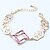 cheap Bracelets-Women&#039;s Chain Bracelet Crystal Vintage Natural Fashion Handmade Bracelet Jewelry Red / Blue / Pink For Wedding Party Anniversary Birthday Homecoming