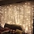 abordables Guirlandes Lumineuses LED-Noël décoration de mariage lumières 3mx2m 240leds blanc chaud blanc multicolore lumière chambre maison intérieur extérieur décor rideau guirlande lumineuse