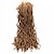 billiga Virkat hår-Hår till flätning Vågigt Deep Twist Syntetiskt hår 20 rötter / pack 1pc / förpackning Hårflätor Dreadlock Extensions Lösdreads Virkade lösdreads Dagligen