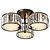 tanie Mocowania podtynkowe i częściowo podtynkowe-3-świetlne 64 cm Kryształowe lampy wpuszczane Metalowe wykończenia Vintage / Retro / Tradycyjne / Klasyczne 110-120 V / 220-240 V / E26 / E27