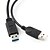 cheap USB Cables-Black USB 3.0 Female to Dual USB Male Extra Power Data Y Extension Cable for 2.5&quot; Mobile Hard Disk