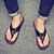 baratos Sandálias e Chinelos para Homem-Homens Chinelos e flip-flops Sapatos formais Casual Ao ar livre Praia Pele Preto Azul Marinho Outono Verão