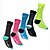 cheap Cycling Socks-Compression Socks Athletic Sports Socks Cycling Socks Men&#039;s Women&#039;s Running Camping / Hiking Badminton Bike / Cycling 1 Pair Winter Nylon Spandex Light Yellow Black / Pink Black / Blue L-XL