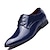 halpa Miesten Oxford-kengät-Miehet kengät Aitoa nahkaa Kaikki vuodenajat Comfort Oxford-kengät varten Kausaliteetti Musta Laivaston sininen Burgundi